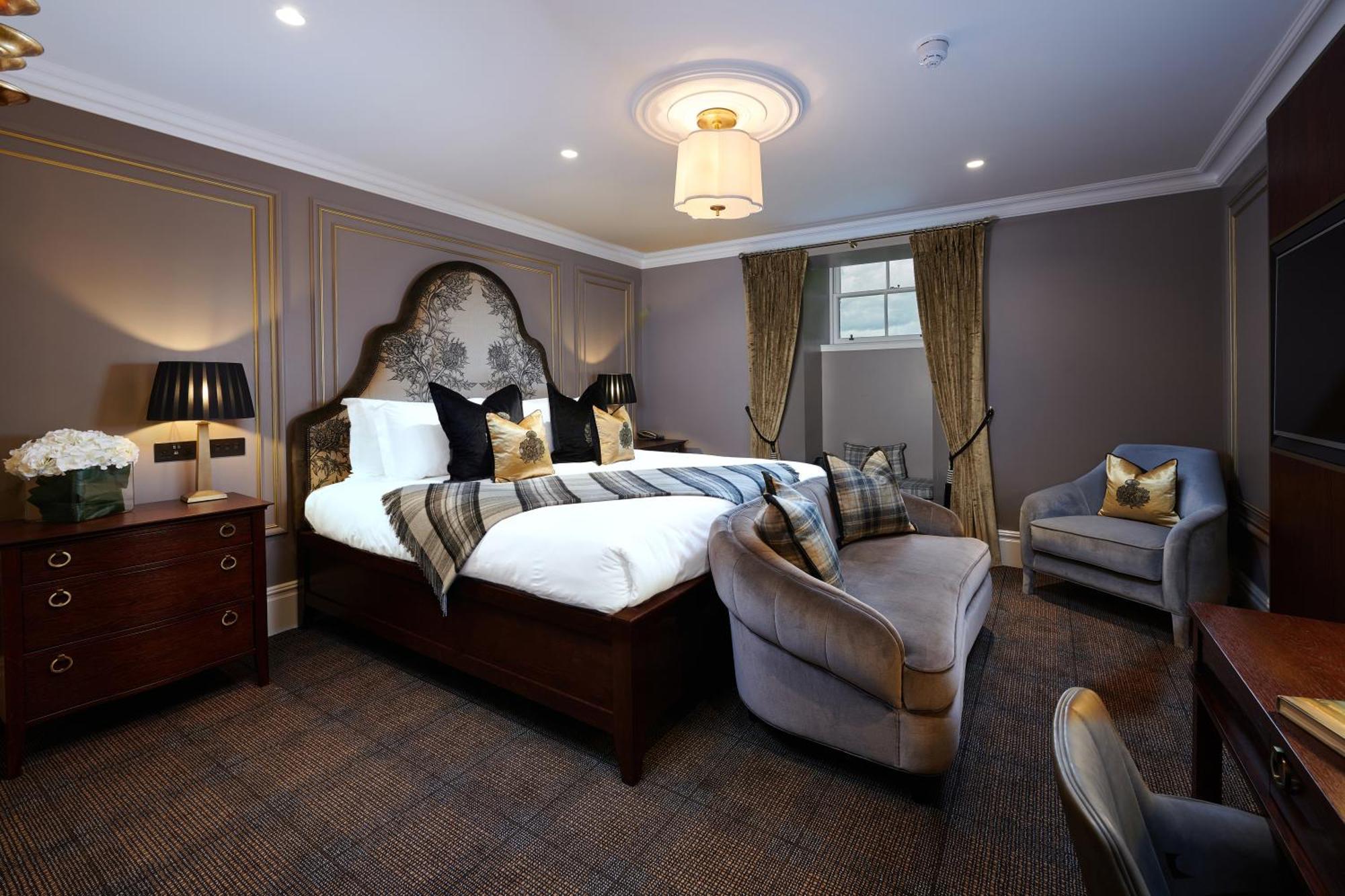 Cameron House On Loch Lomond Alexandria Exteriér fotografie A bedroom at the hotel