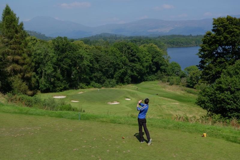 Cameron House On Loch Lomond Alexandria Exteriér fotografie Golf course at the resort