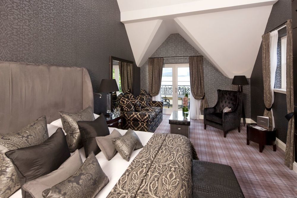 Cameron House On Loch Lomond Alexandria Exteriér fotografie A bedroom at the hotel